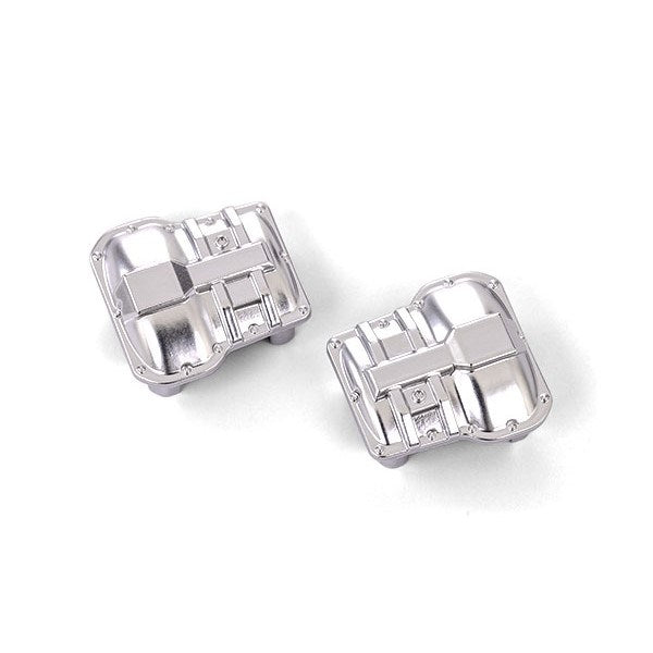 Traxxas 9738-SATIN - Axle cover front or rear (satin chrome) (2) - Hobby City NZ