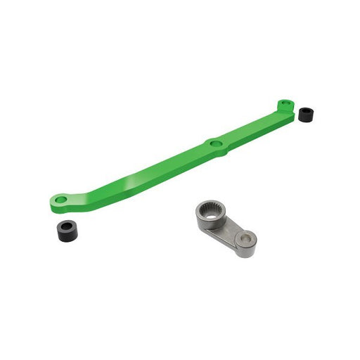 Traxxas 9748-GRN - Steering link 6061-T6 aluminum (green-anodized) (8137531850989)
