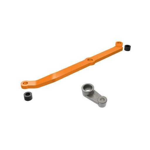 Traxxas 9748-ORNG - Steering link 6061-T6 aluminum (orange-anodized) (8137532047597)