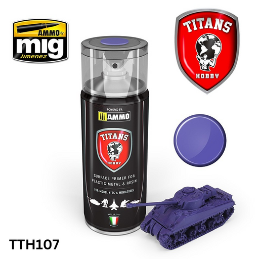 Titans Hobby TTH107 Matt Magic Purple Primer 400ml (7654699565293)