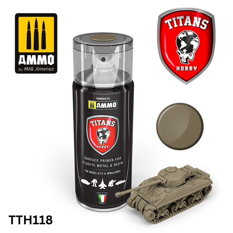 Titans Hobby TTH118 Wooden Deck Matt Primer 400ml