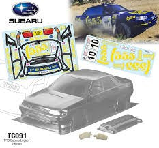 Team C TC091-5 Subaru Legacy Rally 190mm 555 Decal Sheet (8446604050669)