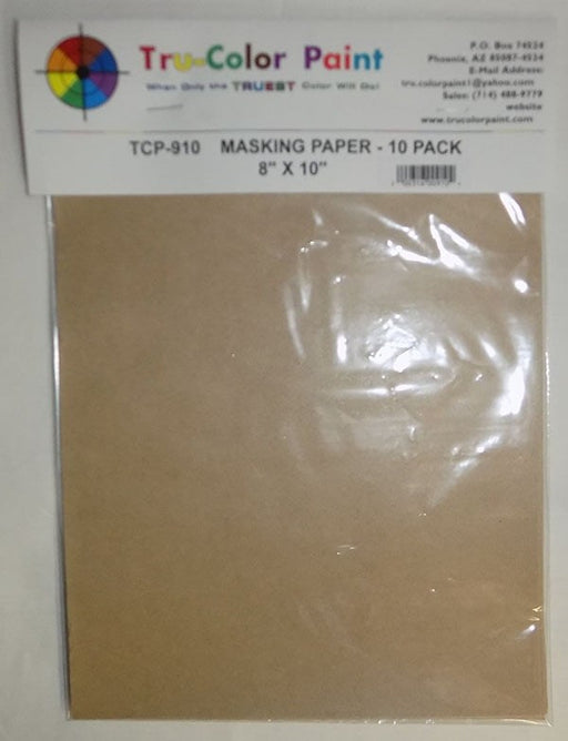 Tru-Color Paint 910 10-Pack Masking Paper (6631001292849)