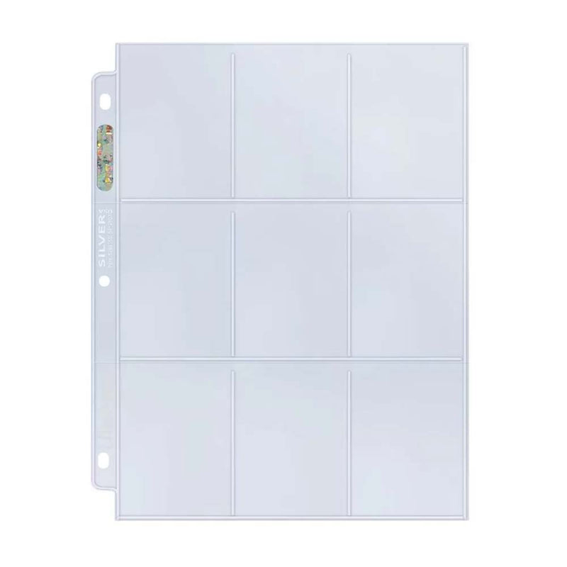 Ultra Pro 81442 9-Pocket Silver Series Page for Standard (9004781732077)