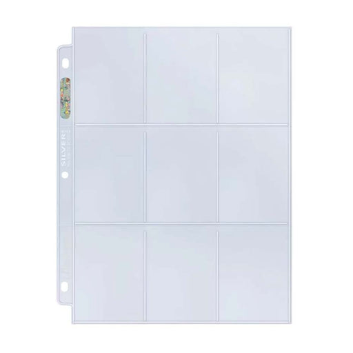 Ultra Pro 80796 9-Pocket Silver Series Page for Standard (9004781699309)