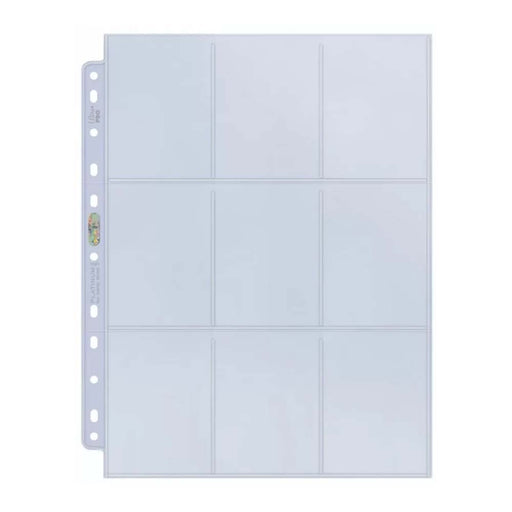 Ultra Pro 81442-E 9-Pocket Silver Series Page for Standard (9004798148845)
