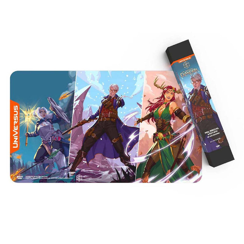 Universus CR07 CRITICAL ROLE: HEROES OF EXANDRIA PIKE, PERCIVAL, KEYLETH PLAYMAT **PRE-ORDER** (9004782682349)