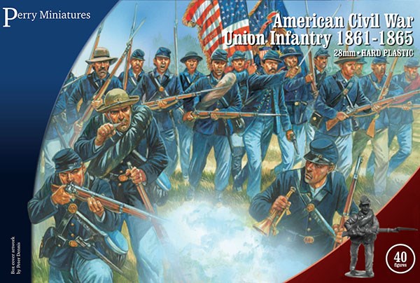 Perry Miniatures - ACW120 - American Civil War Union Infantry in sack coats skirmishing (1861-1865)