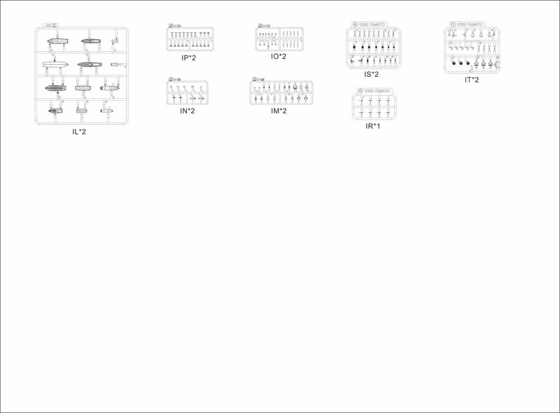 Very Fire BELBV350902 1/350 IJN Yamato Standard