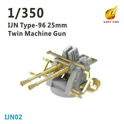 Very Fire VFIJN02 1/350 IJN 25mm gun (twin mount)(12 sets) - Hobby City NZ (8967487783149)