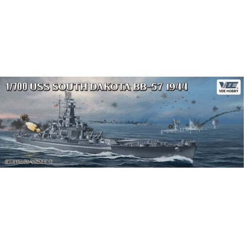 Vee Hobby V57005 1/700 South Dakota Battleship BB-57 1944 - Hobby City NZ (8967488209133)