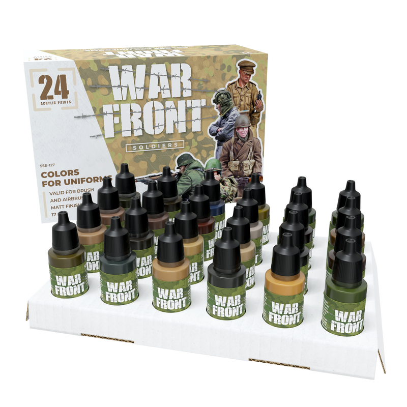 Scale 75 SSE-127 Warfront Soldiers Paint Set
