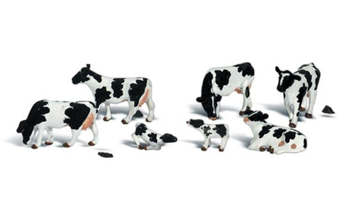 Woodland Scenics A1863 HO Scenic Accents: Holstein Cows (7540614398189)