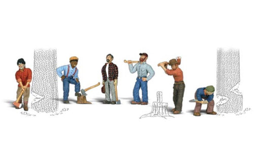 Woodland Scenics A1876 HO Scenic Accents: Lumberjacks - Hobby City NZ (7540620263661)