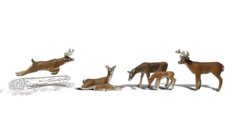 Woodland Scenics A1884 HO Scenic Accents: Deer - Hobby City NZ (7540613153005)