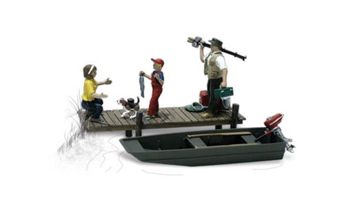 Woodland Scenics A1923 HO Scenic Accents: Family Fishing - Hobby City NZ (7540613546221)