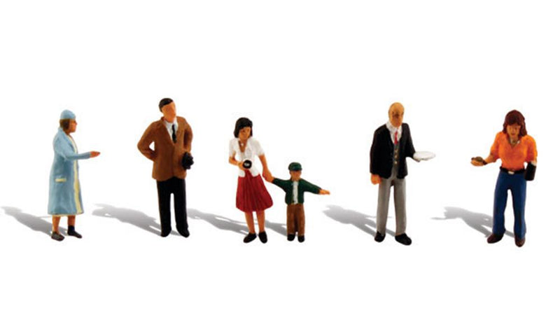 Woodland Scenics A1959 HO Scenic Accents: People Going Places (8807574274285)