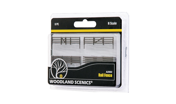 Woodland Scenics A2992 N Rail Fence (8807597506797)