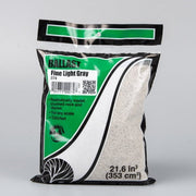 Woodland Scenics B74 Fine Light Gray Ballast - 21.6 in3 (353 cm3) Bag (8807566016749)
