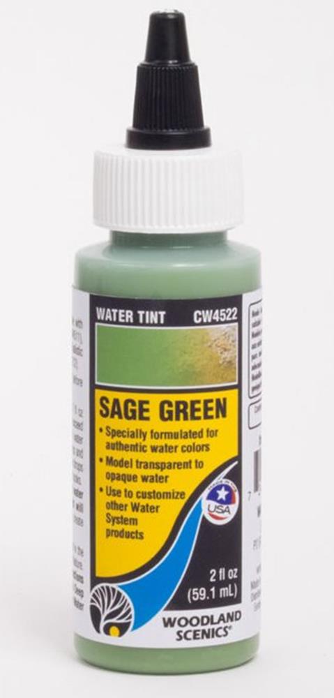 Woodland Scenics CW4522 Water Tint Sage Green (7650686501101)