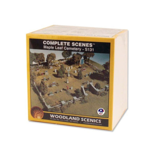 Woodland Scenics S131 Complete Scenes: Maple Leaf Cemetery - OO/HO Scale (8807605731565)