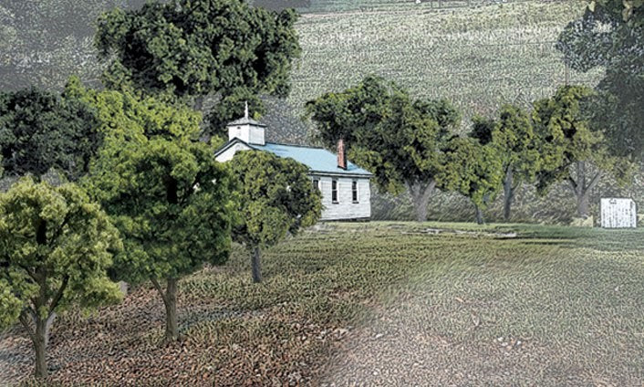 Woodland Scenics TR1572 Value Trees Green Mix 3-5 (14) (8807591772397)