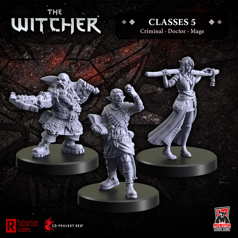 Monster Fight Club 70007 Witcher Rpg Classes 5 - Criminal, Doctor, Mage (8826609467629)