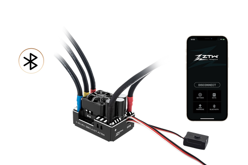 ZTW ZTW-4226033 1/8 Beast Pro 260A 2-4s Lipo G2 BLE (Bluetooth) Sensored ESC For 1/8th Buggy or Truggy (9255897563373)