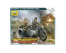 Zvezda 6142 1/72 R12 - German Motorcycle (8130726199533)