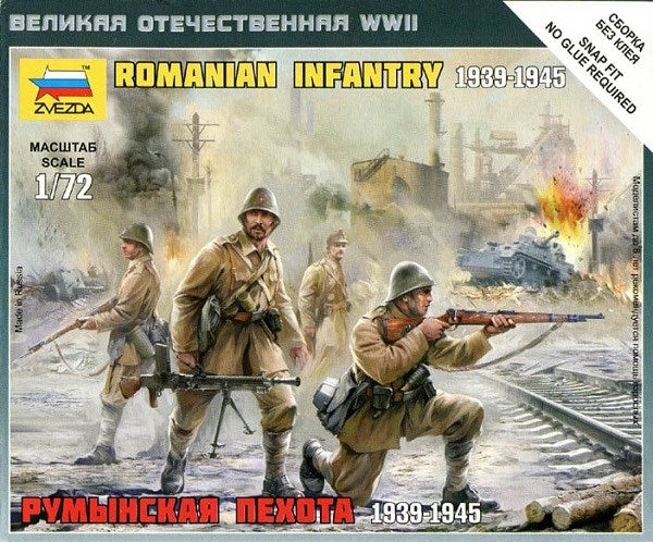 Zvezda 6163 1/72 Romanian Infantry 1939-1945 - Hobby City NZ