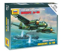 Zvezda 6186 1/200 JU-88 A4 (8346778042605)