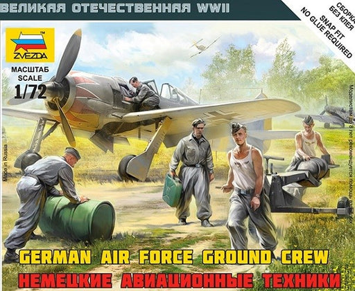 Zvezda 6188 1/72 German Air Force/Luftwaffe Ground Crew (8278270673133)