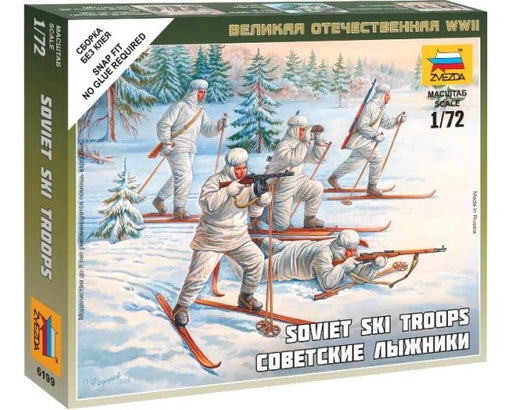 Zvezda 6199 1/72 Soviet Ski Troops (8278271164653)