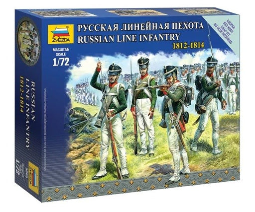 Zvezda 6808 1/72 Russian Line Infantry 1812-1814 (8278273065197)