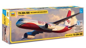 Zvezda 7023 1/144 RED WINGS AIRLINE TU-204-100 (8346764738797)