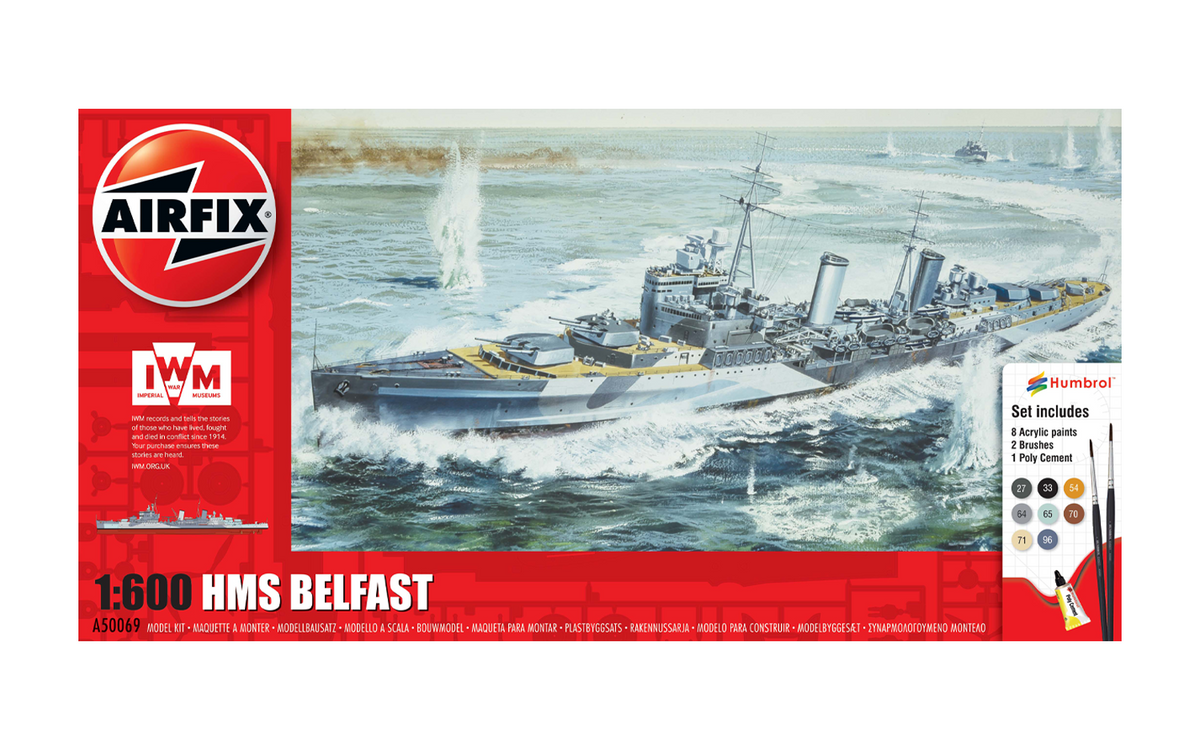 Airfix 1/600 Gift Set: HMS Belfast