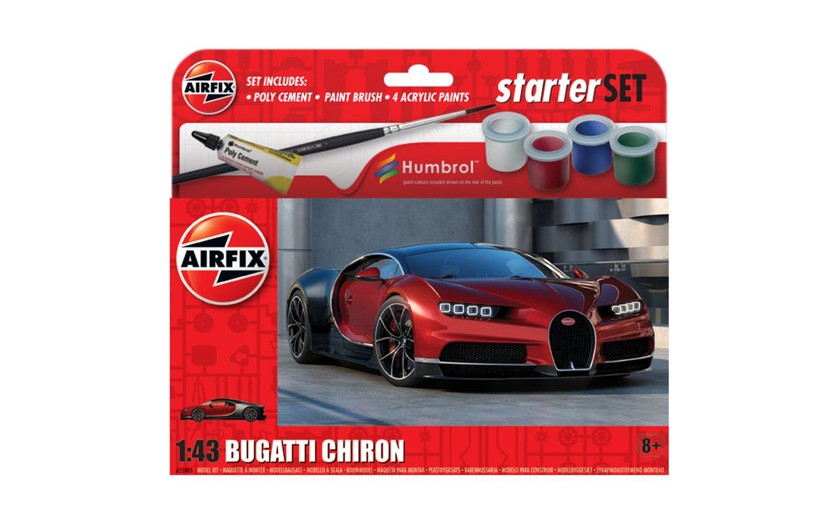 Airfix Small Starter Set 1/43 Bugatti Chiron