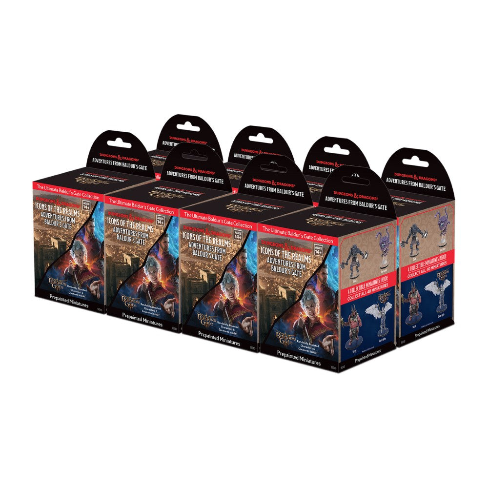 WizKids D&D Icons of the Realms Adventures from Baldur's Gate Miniature Booster Set