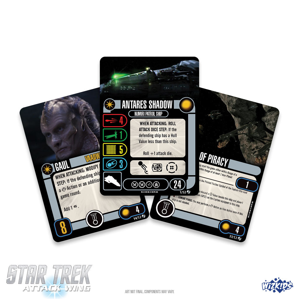 WizKids Star Trek Attack Wing Independent Faction Pack Adversaries of the Delta Quadrant Board Game Expansion (2)