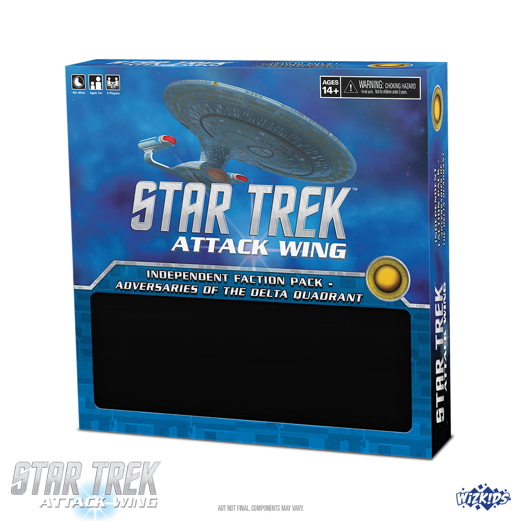 WizKids Star Trek Attack Wing Independent Faction Pack Adversaries of the Delta Quadrant Board Game Expansion