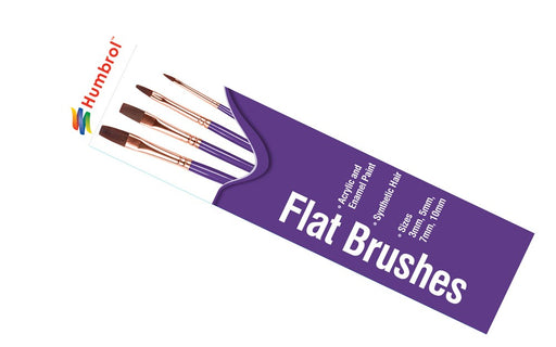 Humbrol 4305 Flat Brush Pack -35710 NET - Hobby City NZ