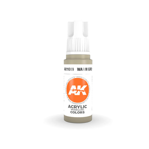 AK Interactive 3 Gen Acrylics - Warm Grey 17ml - AK11009