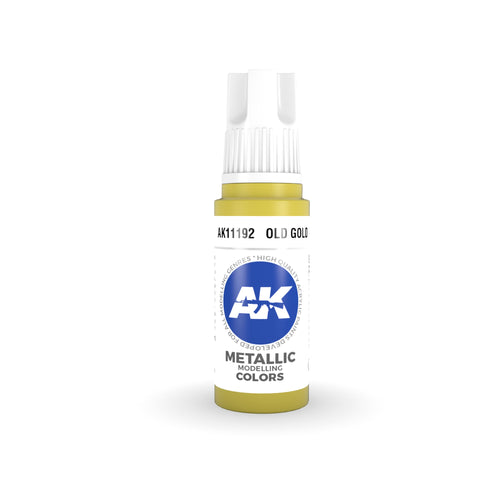 AK Interactive 3 Gen Acrylics - Old Gold 17ml - AK11192