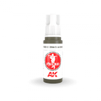 AK Interactive 3 Gen Figures Acrylics - US Olive Base Uniform 17ml - AK11433
