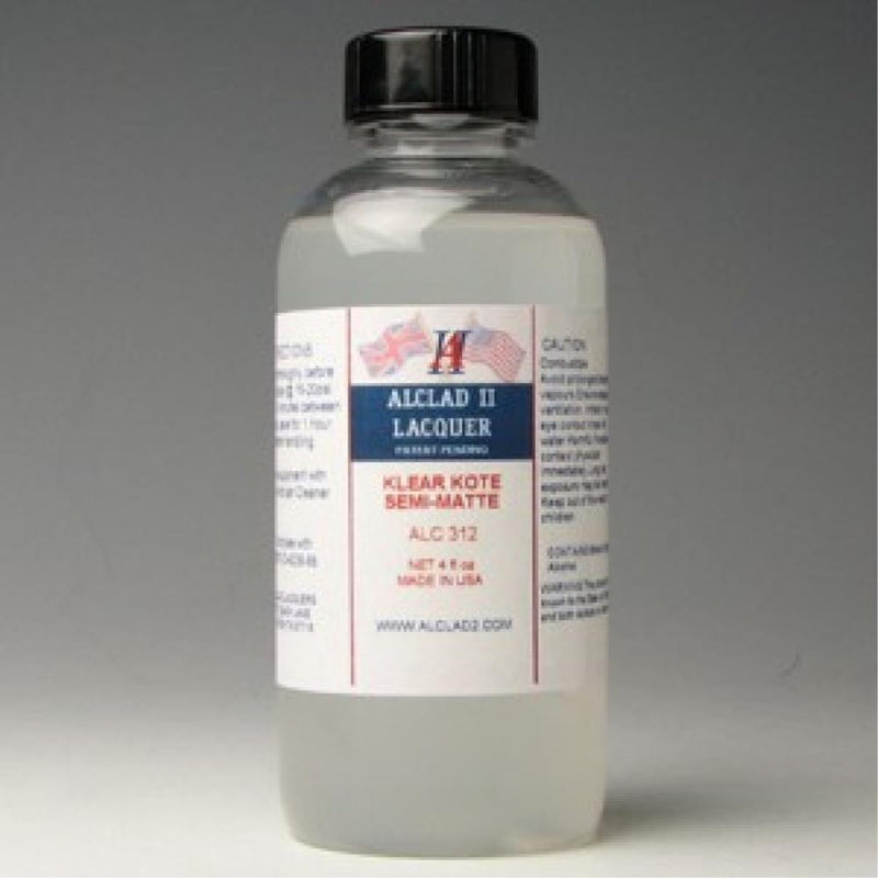 Alclad ALC312  KLEAR KOTE SEMI-MATTTE 4OZ