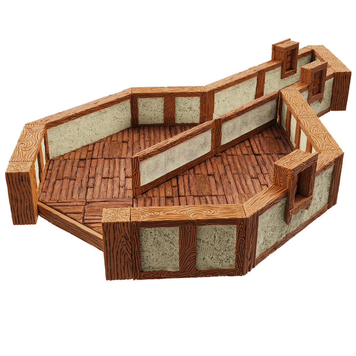 WizKids WarLock Tiles Town & Village III Angles Wargaming Terrain (2)