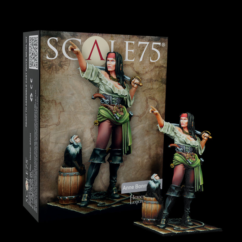 Scale 75 SCH-008 Figures Heroes and Legends Anne Bonny 75mm