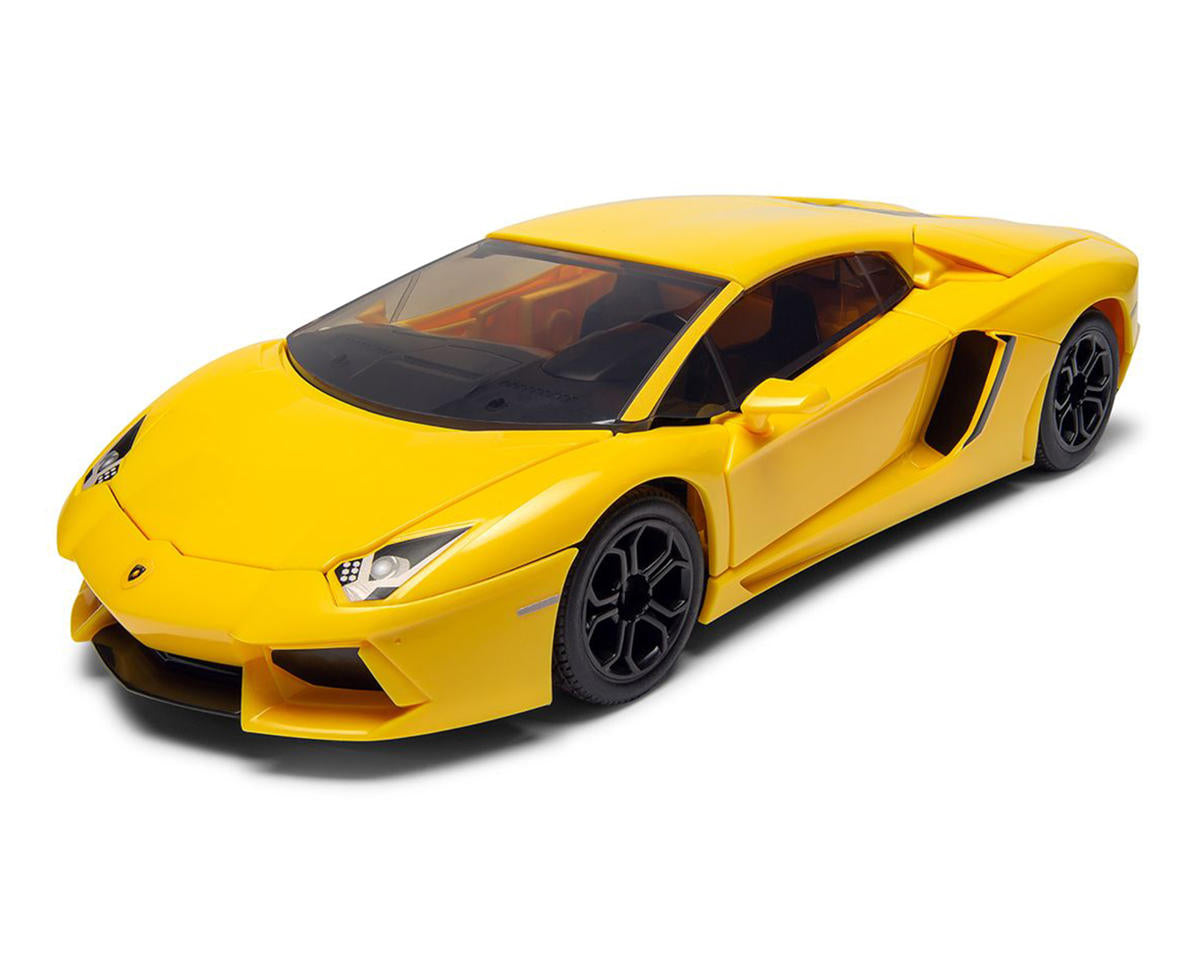 Airfix - Quickbuild - Lamborghini Aventador - Yellow - AIRJ6026