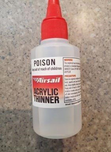 Airsail Acrylic Thinner - 100ml Squeeze Bottle (4725842739249)