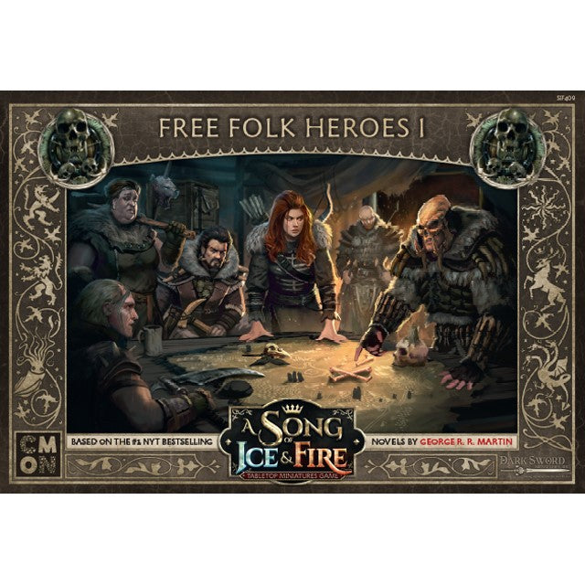 CMON A Song of Ice & Fire: Free Folk Heroes Box 1 Miniatures Set